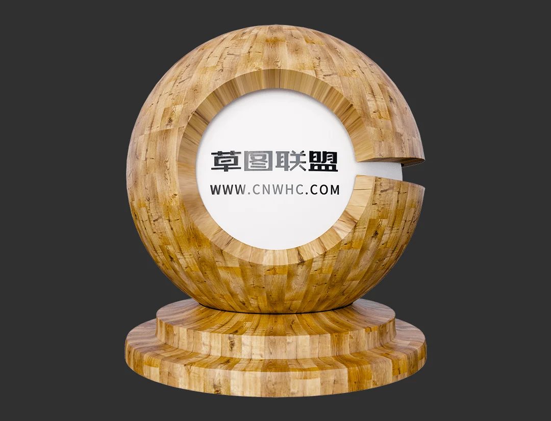 长颈鹿国产强化木地板Enscape材质SketchUp材质贴图下载0380