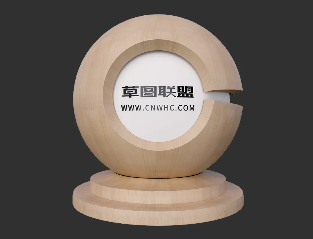 科定KD科技实木木皮板材Enscape材质SketchUp材质贴图下载0248