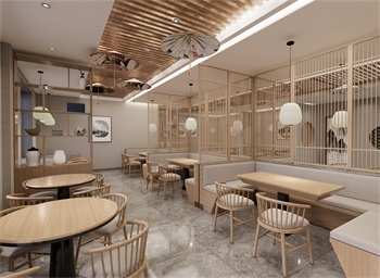Enscap餐厅SketchUp草图大师模型下载863