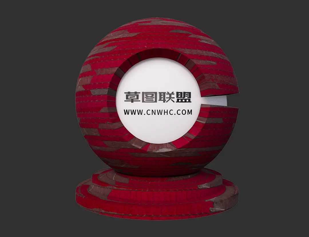 Enscape带图案的壁纸SketchUp墙纸材质贴图下载304
