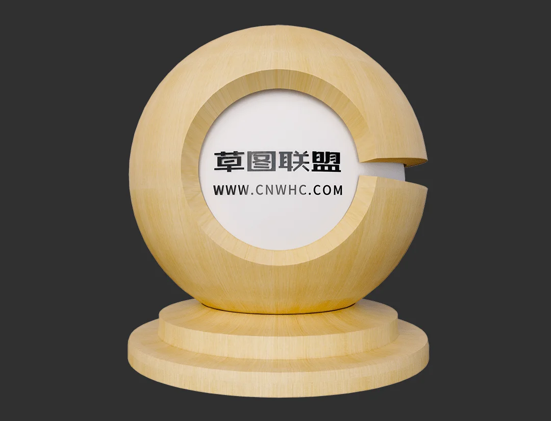 科定KD科技实木木皮板材Enscape材质SketchUp材质贴图下载0273