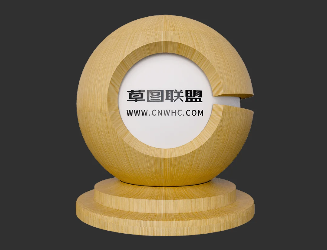 科定KD科技实木木皮板材Enscape材质SketchUp材质贴图下载0275