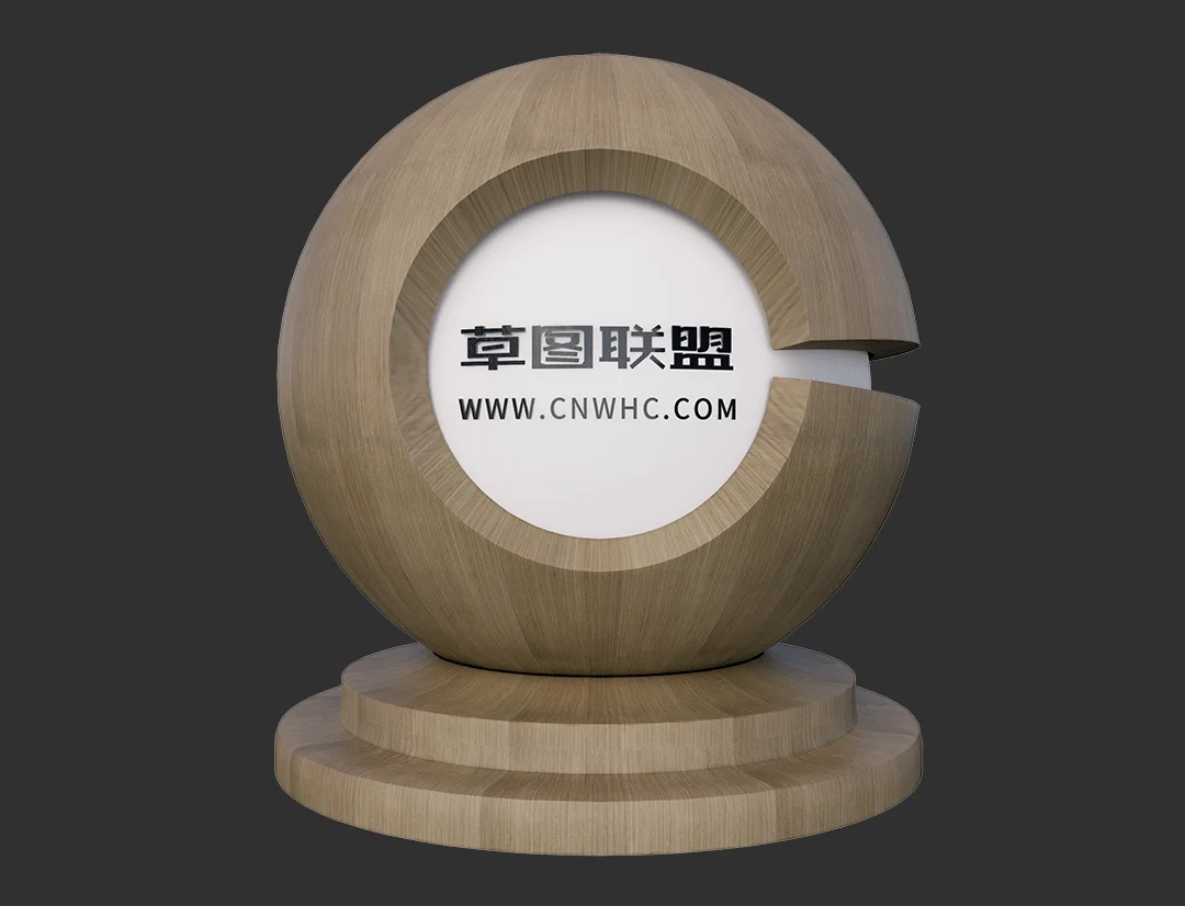 科定KD科技实木木皮板材Enscape材质SketchUp材质贴图下载0287