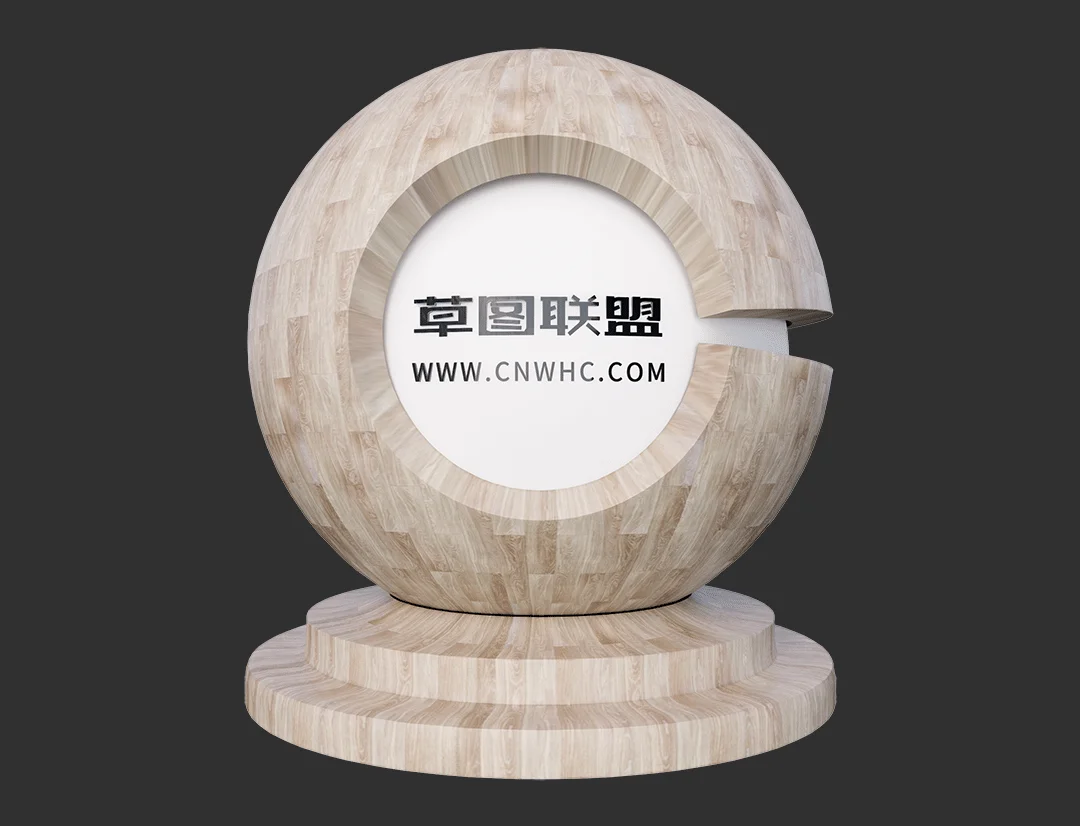 长颈鹿国产强化木地板Enscape材质SketchUp材质贴图下载0474