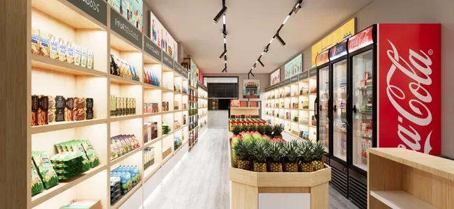 Enscape零食店场景SketchUp草图大师模型下载987