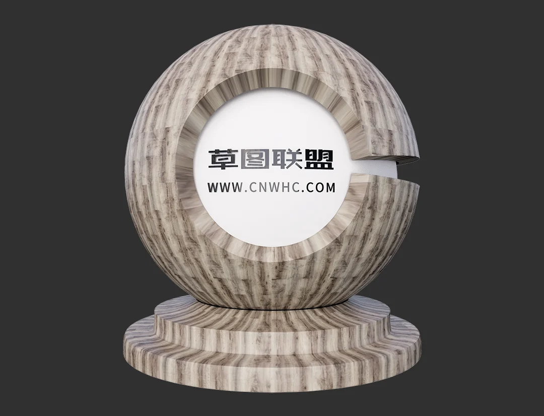 长颈鹿国产强化木地板Enscape材质SketchUp材质贴图下载0536