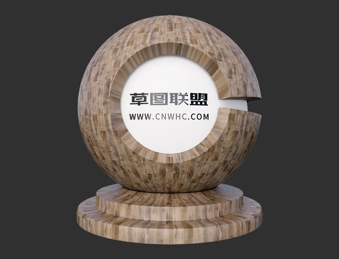 长颈鹿国产强化木地板Enscape材质SketchUp材质贴图下载0550