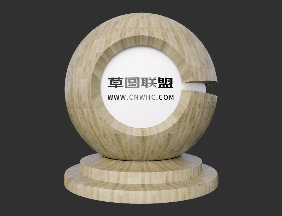 长颈鹿国产强化木地板Enscape材质SketchUp材质贴图下载0552