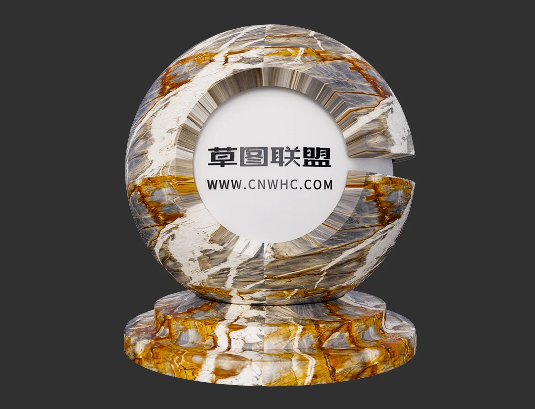 奥力斯特岩板Enscape材质SketchUp材质贴图下载0426
