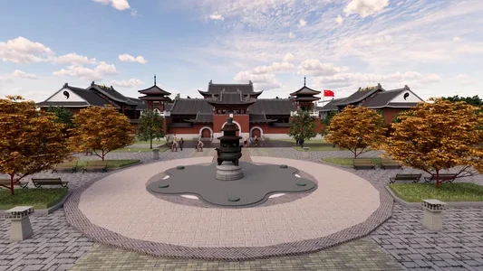 Enscape寺庙道观场景SketchUp草图大师模型下载1021