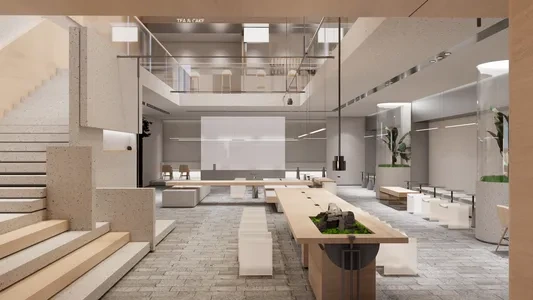 Enscape奶茶甜品店场景SketchUp草图大师模型下载1350