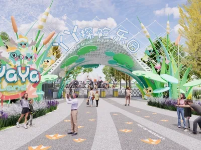 Enscape游乐场场景SketchUp草图大师模型下载1049