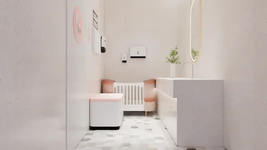 Enscape母婴室场景SketchUp草图大师模型下载1069
