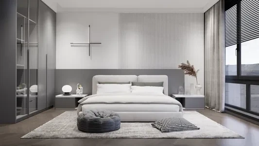 Enscape卧室场景SketchUp草图大师模型下载1373