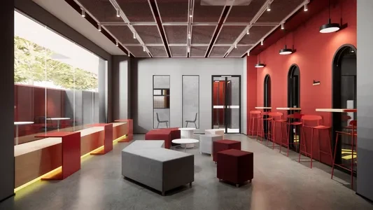 Enscape办公室场景SketchUp草图大师模型下载1385