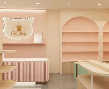 Enscape宠物店场景SketchUp草图大师模型下载2038