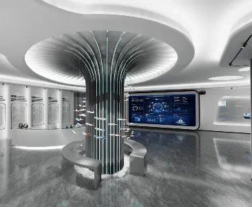 Enscape科技馆场景SketchUp草图大师模型下载2053