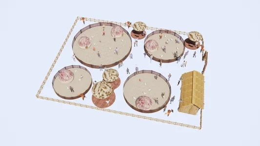 Enscape亲子农庄场景SketchUp草图大师模型下载1075