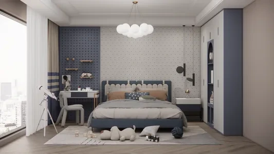 Enscape儿童房场景SketchUp草图大师模型下载1456