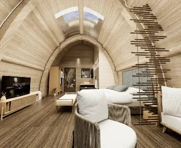 Enscape酒店度假村场景SketchUp草图大师模型下载2068