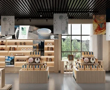 Enscape文创店场景SketchUp草图大师模型下载2074