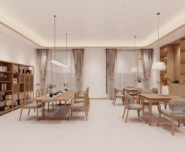 Enscape养老院场景SketchUp草图大师模型下载2077
