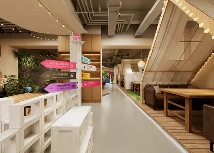 Enscape露营风餐厅场景SketchUp草图大师模型下载1104