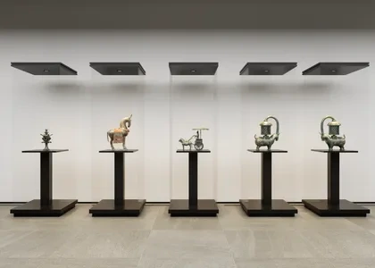 Enscape博物馆展示柜场景SketchUp草图大师模型下载1108