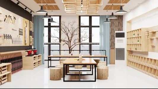 Enscape手工工坊场景SketchUp草图大师模型下载1115