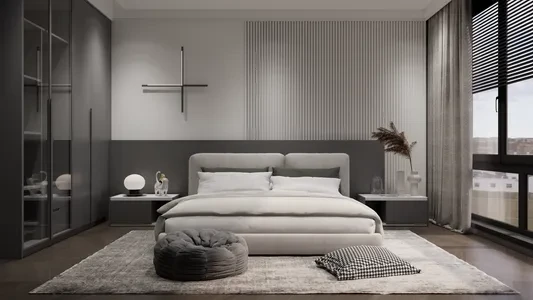 Enscape卧室场景SketchUp草图大师模型下载1462