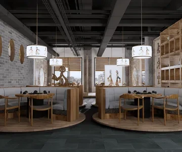 Enscape民俗文化展厅场景SketchUp草图大师模型下载1529