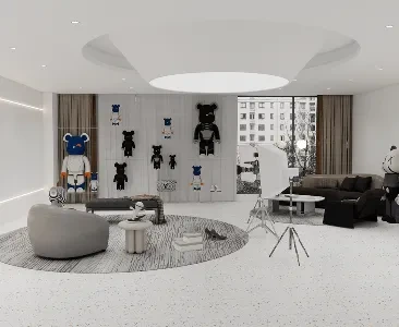 Enscape直播间场景SketchUp草图大师模型下载2086