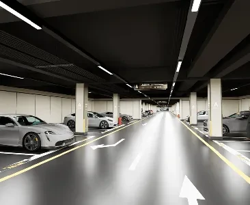 Enscape地下停车场场景SketchUp草图大师模型下载2087