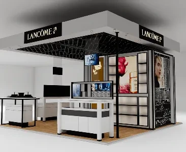 Enscape化妆品店场景SketchUp草图大师模型下载2095