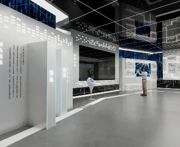 Enscape科技馆场景SketchUp草图大师模型下载2097