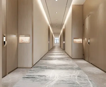 Enscape酒店客房走廊场景SketchUp草图大师模型下载2108