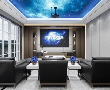 Enscape视听影音室场景SketchUp草图大师模型下载2112