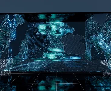 Enscape科技馆场景SketchUp草图大师模型下载2114