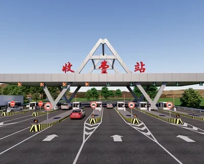 岗亭场景SketchUp草图大师模型下载ID45364