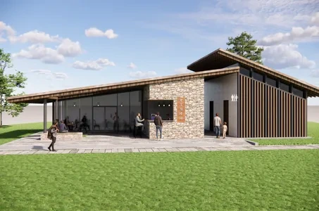 Enscape游客中心场景SketchUp草图大师模型下载1134