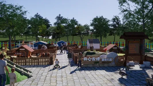 Enscape亲子农庄场景SketchUp草图大师模型下载1141