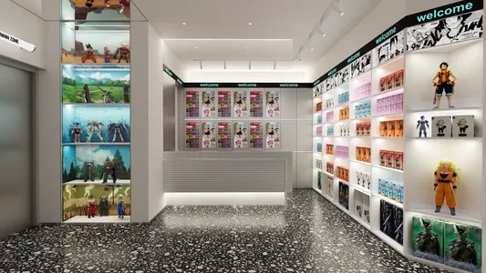 Enscape手办潮玩店场景SketchUp草图大师模型下载1143