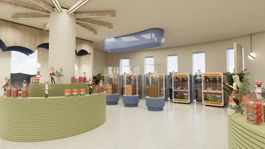 Enscape手办潮玩店场景SketchUp草图大师模型下载1155