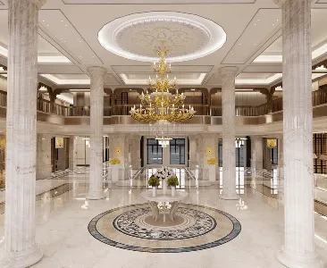 Enscape酒店大堂场景SketchUp草图大师模型下载2140