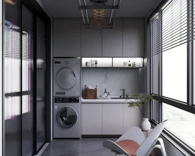 阳台场景SketchUp草图大师模型下载ID52273