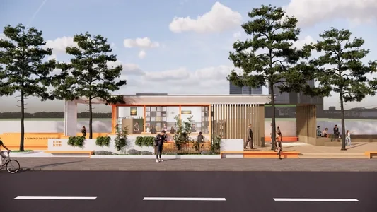 Enscape游客中心场景SketchUp草图大师模型下载1162