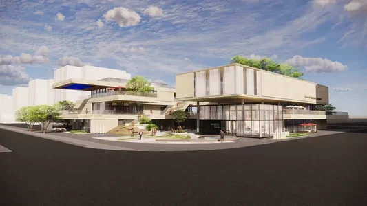 Enscape商业街场景SketchUp草图大师模型下载1165