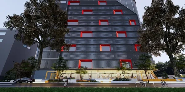 Enscape步行街场景SketchUp草图大师模型下载1176