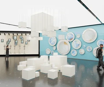 Enscape展会展台场景SketchUp草图大师模型下载1587