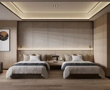 Enscape酒店大堂客房场景SketchUp草图大师模型下载2148